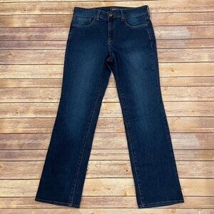 NYDJ Not Your Daughters Jeans Petite Marilyn Straight Jeans Dark Wash